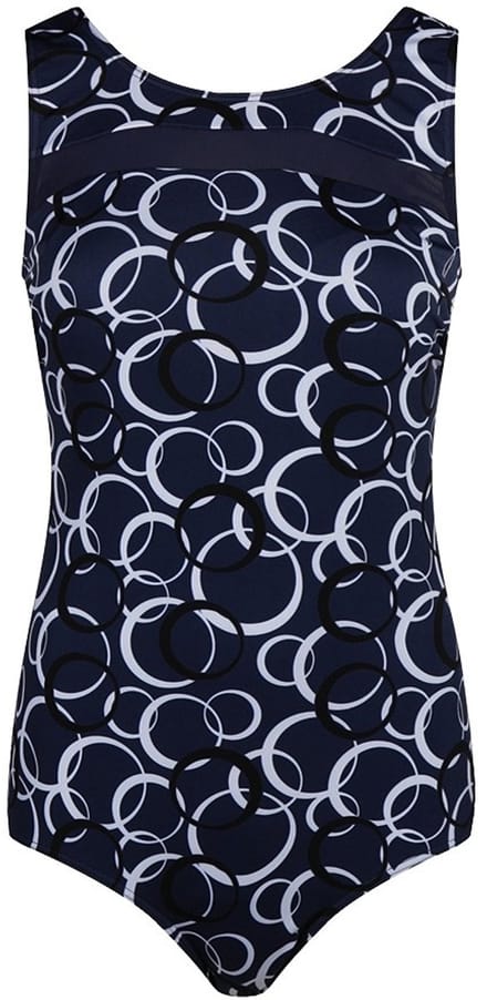 Mila Chloorbestendig Badpak Cirkels X51280-23CHL navy navy-38