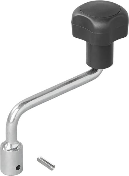 ProPlus Hendel voor neuswiel - 48 mm - Asdiameter 12 mm - Stabiele bediening