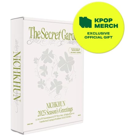 NICHKHUN - 2025 Seizoensgroeten [De Geheime Tuin] KPOP MERCH POB white