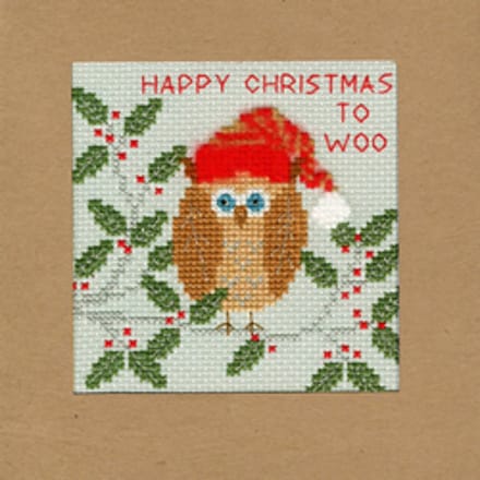 Bothy Threads Kerstkaart borduren telwerk