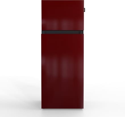 NUNKI MEDIUM-FBUR / Burgundy Design Koel-vriescombinatie - 206L - E-label - Front in kleur