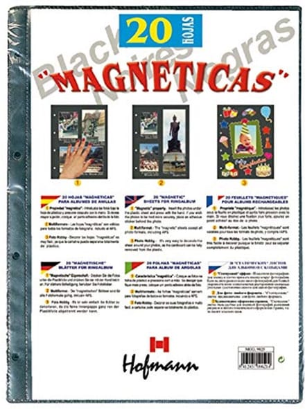 Magnetische vellen voor ringband - Verpakking van 20 magneetbladen