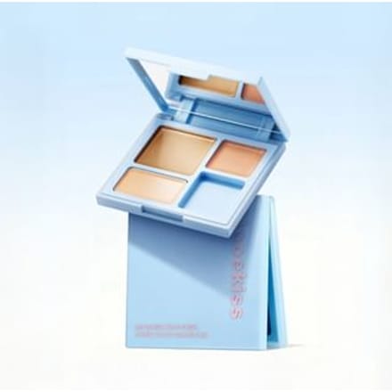 Mooekiss - Nude Finish Three-Colors Concealer Y01# Milky Cheese - 5.5g
