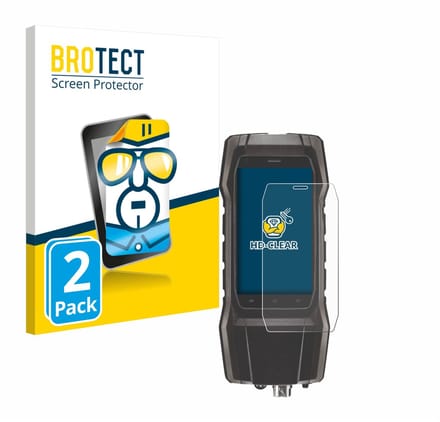 BROTECT - Screenprotector voor Testo 300 - Folie Beschermfolie transparant 2 Stuks