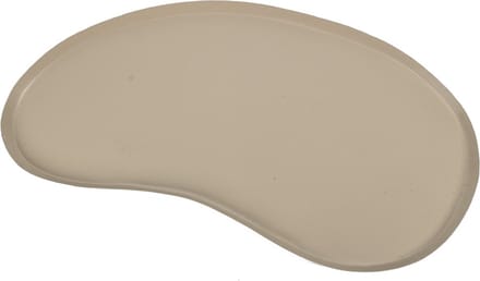 Metalen dienblad organisch sand