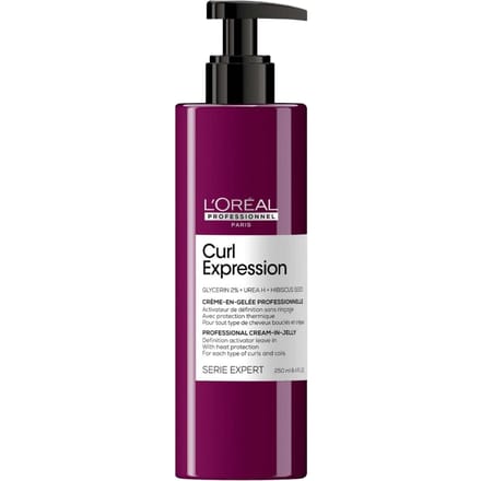 L'Oréal Professionnel Curl Expression Crème-Gel Definition Activerend - Krullend haar voor hydratatie & kruldefinitie zonder kartoneffect - 250ml