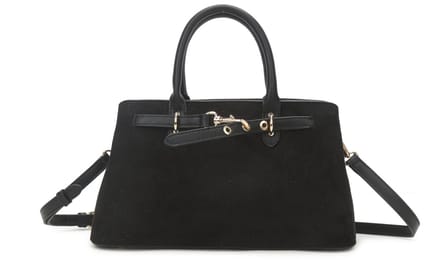 Giuliano kunstlederen suede handtas Nuvia - Dames - Zwart