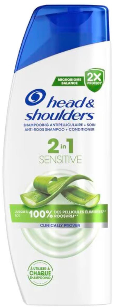 Head & Shoulders - 2in1 Sensitive - Anti-Roos Shampoo & Conditioner - Aloë Vera - 270ml