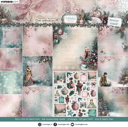 Design Paper pad scrapbooking - JMA Christmas blush nr. 394