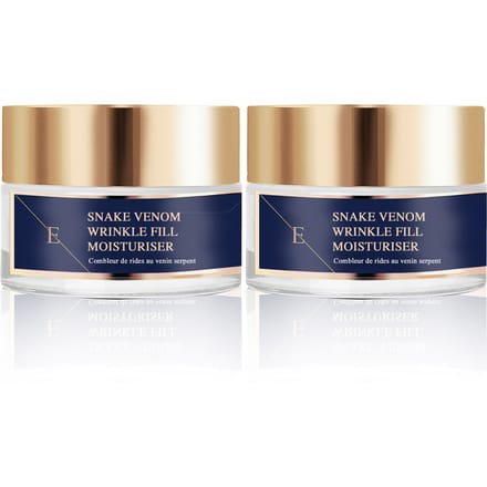 2 x Wrinkle Fill Slangengif Moisturiser 50ml
