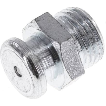 Vlak DIN 3404 Smeernippel 10mm Kop Staal M10x1 DIN 3404 [5 Stuks]