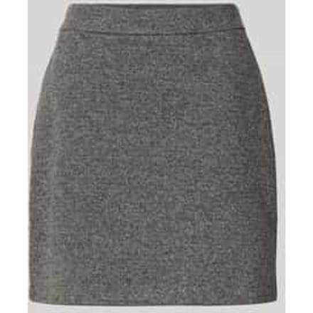 Slim fit minirok van tweed-jersey