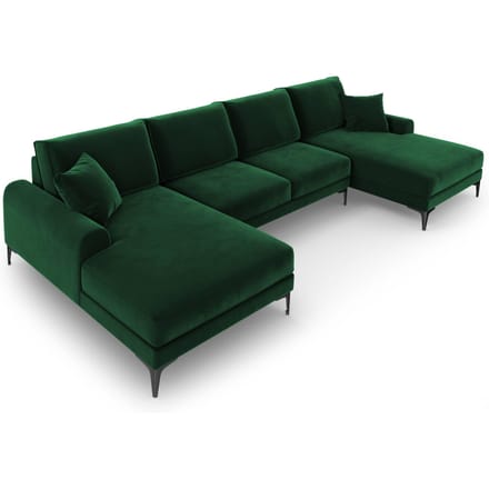 5-zitshoekbank Madara velvet | Mazzini Sofas