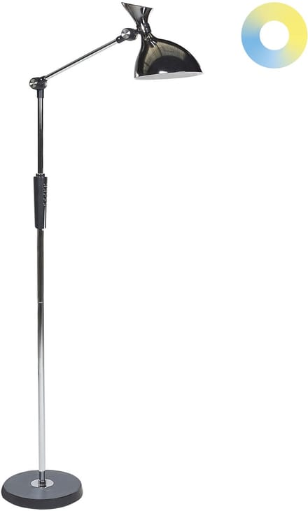 ANDROMEDA - Staande lamp - Zilver - Synthetisch materiaal