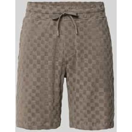 regular fit shorts met labelpatch