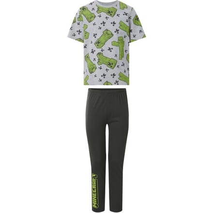 Lidl Kinder pyjama - Minecraft of Pokémon (Minecraft/grijs, 146/152)