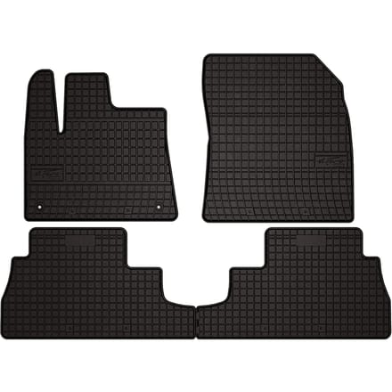 Wielganizator SolidPRO - Auto Rubbermatten - Opel Combo E - Zwart - Vervangingsset