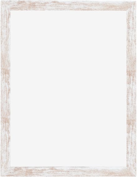 Fotolijst 36x48 cm - MDF - White Wash - Cork