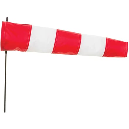 Windspiration Windsock Airport 60 Cm Rood/wit
