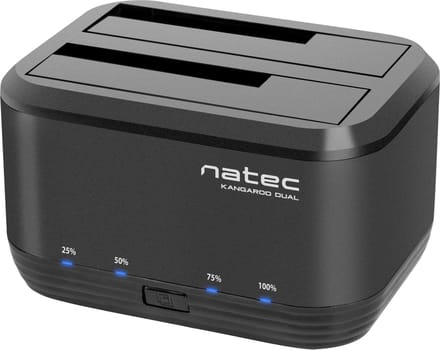Natec Kangaroo DUAL - HDD Docking station - SATA 6Gb/s - USB 3.0