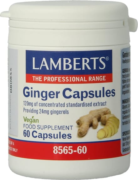 Lamberts Ginger Capsules 60 st