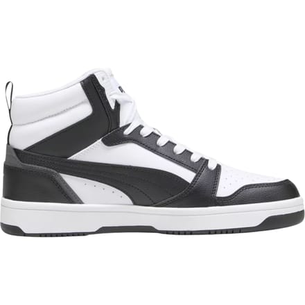 PUMA Rebound v6 Unisex Sneakers - PUMA White-PUMA Black-Shadow Gray-PUMA White