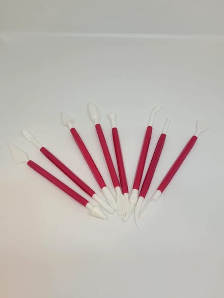 Jumada's - 16 Cm Modelleerset - Roodwit - 8-delig - Patisse
