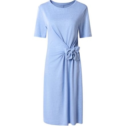 ESMARA Linnen dames jurk (Blauw, S (36/38))