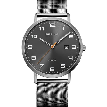 Bering - 18640-377 - Polshorloge - Heren - Kwarts - Titanium