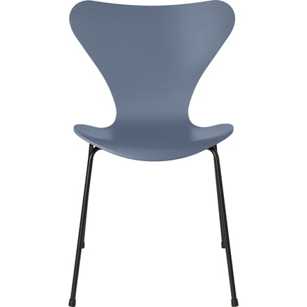 Fritz Hansen Serie 7 3107 Stoel - lak - dusk blue - zwart