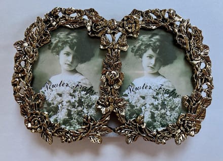 Lescadres Classic - Fotolijst - Roos Ovaal - Tweeluik - 4 x 5