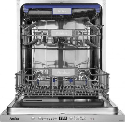 Amica - Inbouwvaatwasser ADF1423X - 14 Couverts - 8 programma's - A++ - Startuitstel 24 u - Halve Lading - Besteklade - SlideSystem