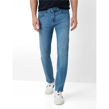 Brax Heren Jeans  Style CHUCK REGULAR BLUE USED, denim blauw regular, maat 40/32
