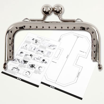 Portemonnee Gesp Kit 8 cm Zilver