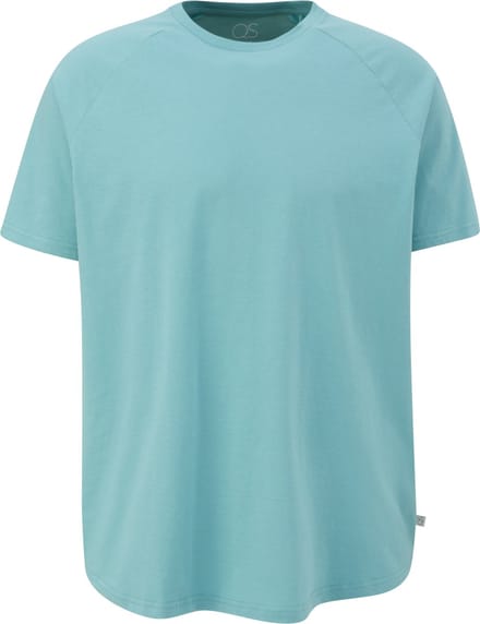 Qs Men-T-shirt--6765 BLUE GREEN-Maat M