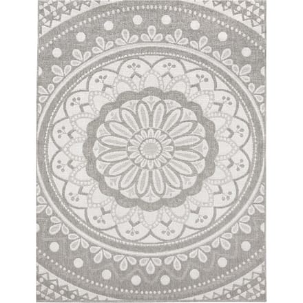 Binnen- en buitenkleed Breezy grijs  80x150 cm