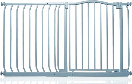 Safetots Klemhekje met Gebogen Bovenkant, 125cm - 134cm, Mat Grijs