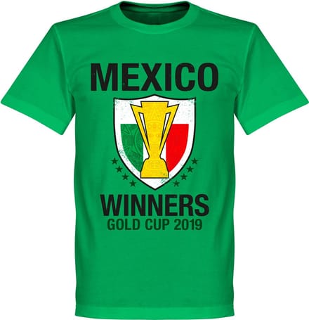 Mexico Gold Cup Winnaars 2019 T-Shirt - Groen - L