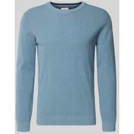 Regular fit gebreide pullover van puur katoen