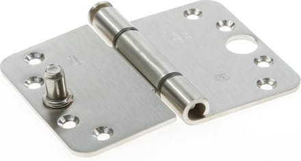 BSW Scharnier V RD 818 STD - RVS - 89 x 127 x 3 mm - met veiligheidspen