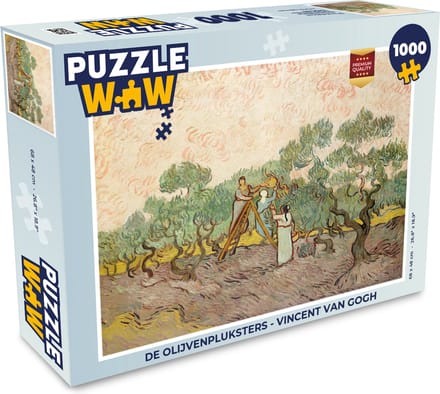 Puzzel De olijvenpluksters - Vincent van Gogh - Legpuzzel - Puzzel 1000 stukjes volwassenen