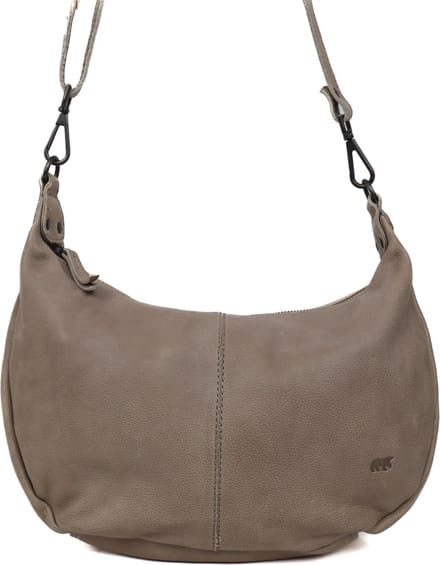 Bear Design Betty Crossbodytas Medium Dames - Leer - Taupe