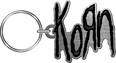 Korn - Logo Sleutelhanger - Zilverkleurig/Zwart