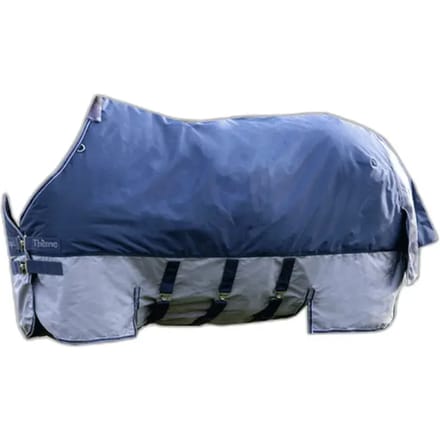 Equitheme Tyrex 600 D Belly Belt Polyfil 300g Uitloopkleed Blauw 183-135 cm