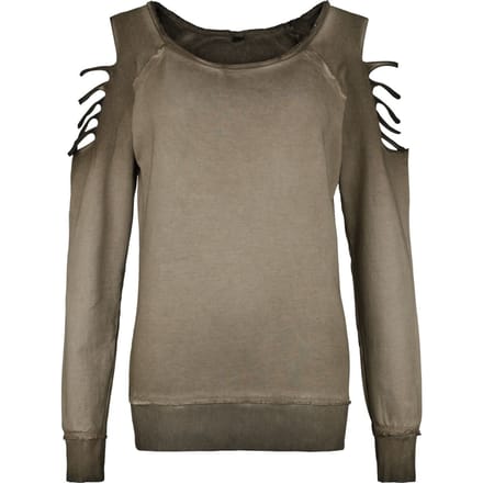 Outer Vision Sweatshirts - Sweat Shirt Gills - S tot L - voor Vrouwen - bruin