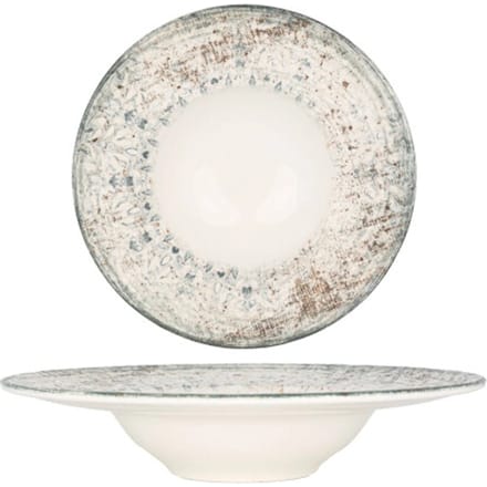 Rinart Pastabord - Fade - Porselein - 28 cm (400cc) - set van 2