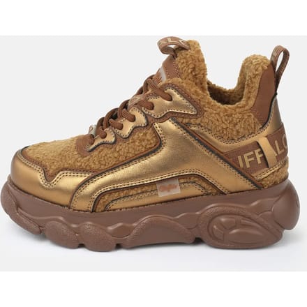 Vegan nappa/faux bont schoenen dames Buffalo Cld Chai Warm
