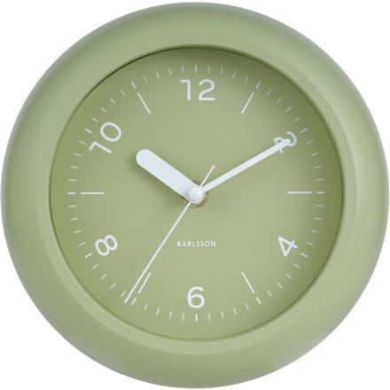 Karlsson wandklok slope tea green- Ø20cm