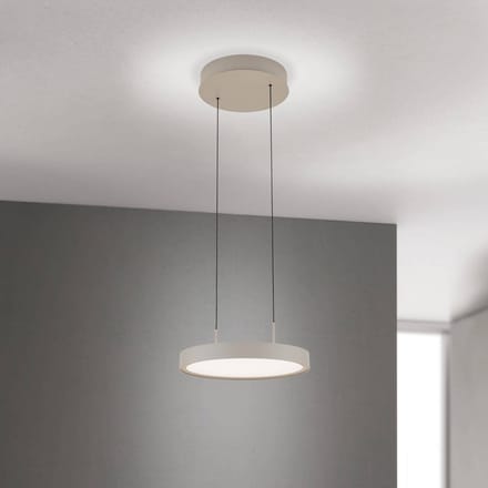 ORION LED hanglamp Teide, kaki, 1-lamp, metaal, 2.700 K