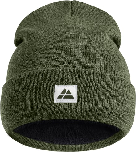 DANISH ENDURANCE Beanie van Gerecycelde Materialen met Polar Fleece - Groen